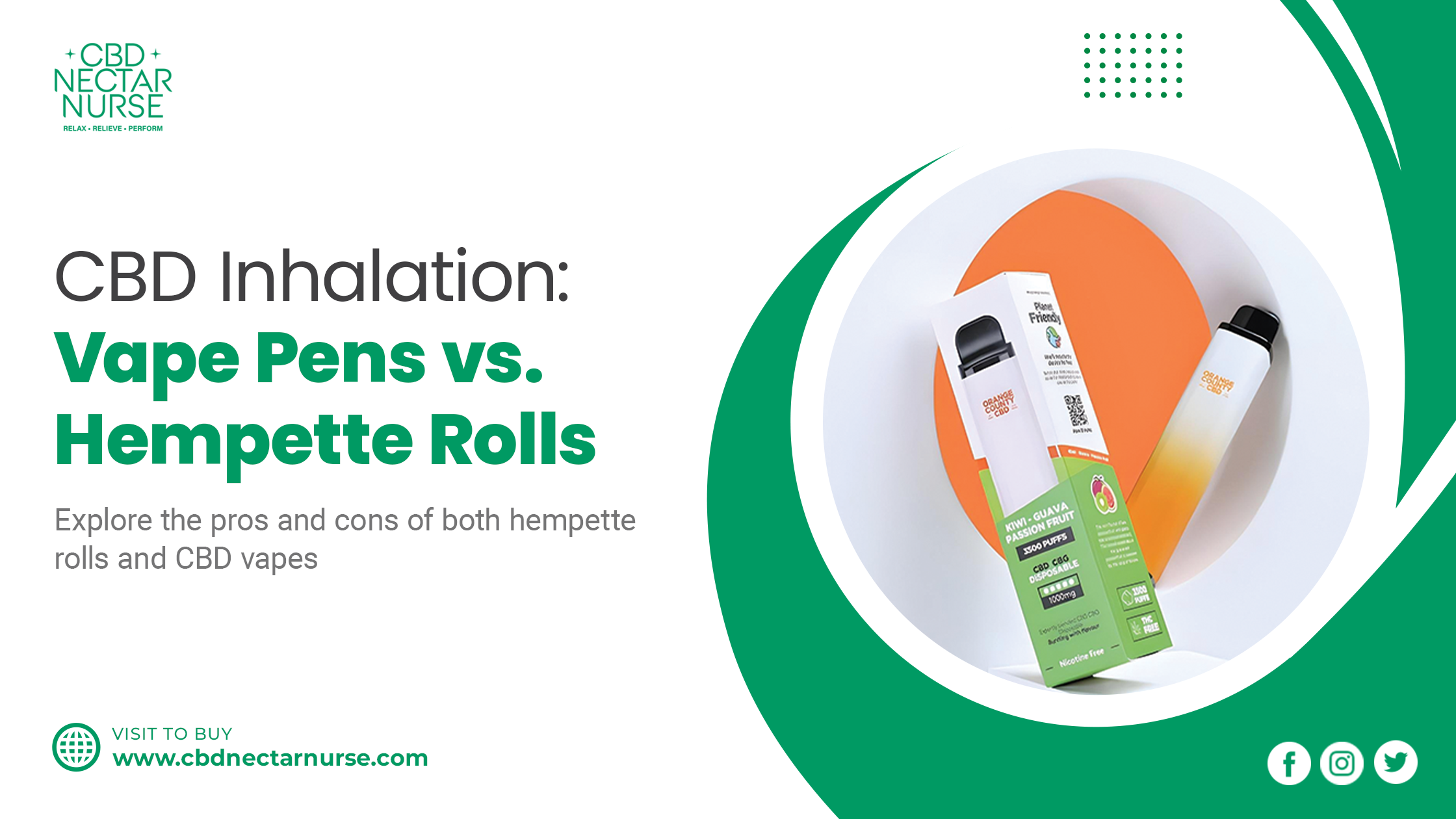 CBD Inhalation: Vape Pens vs. Hempette Rolls  CBD NectarNurse